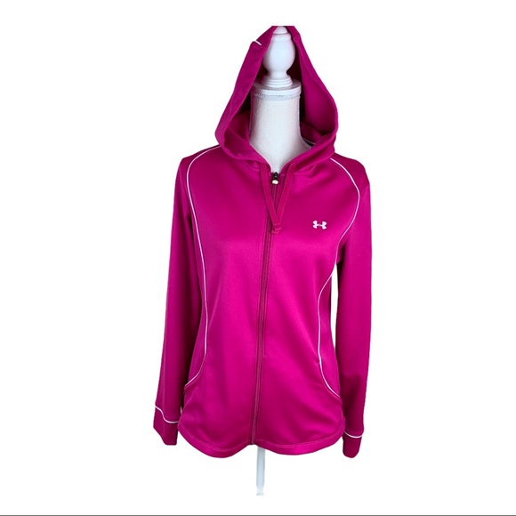 Under Armour Hot Pink Allseason Hoodie. Size M. - Picture 3 of 8